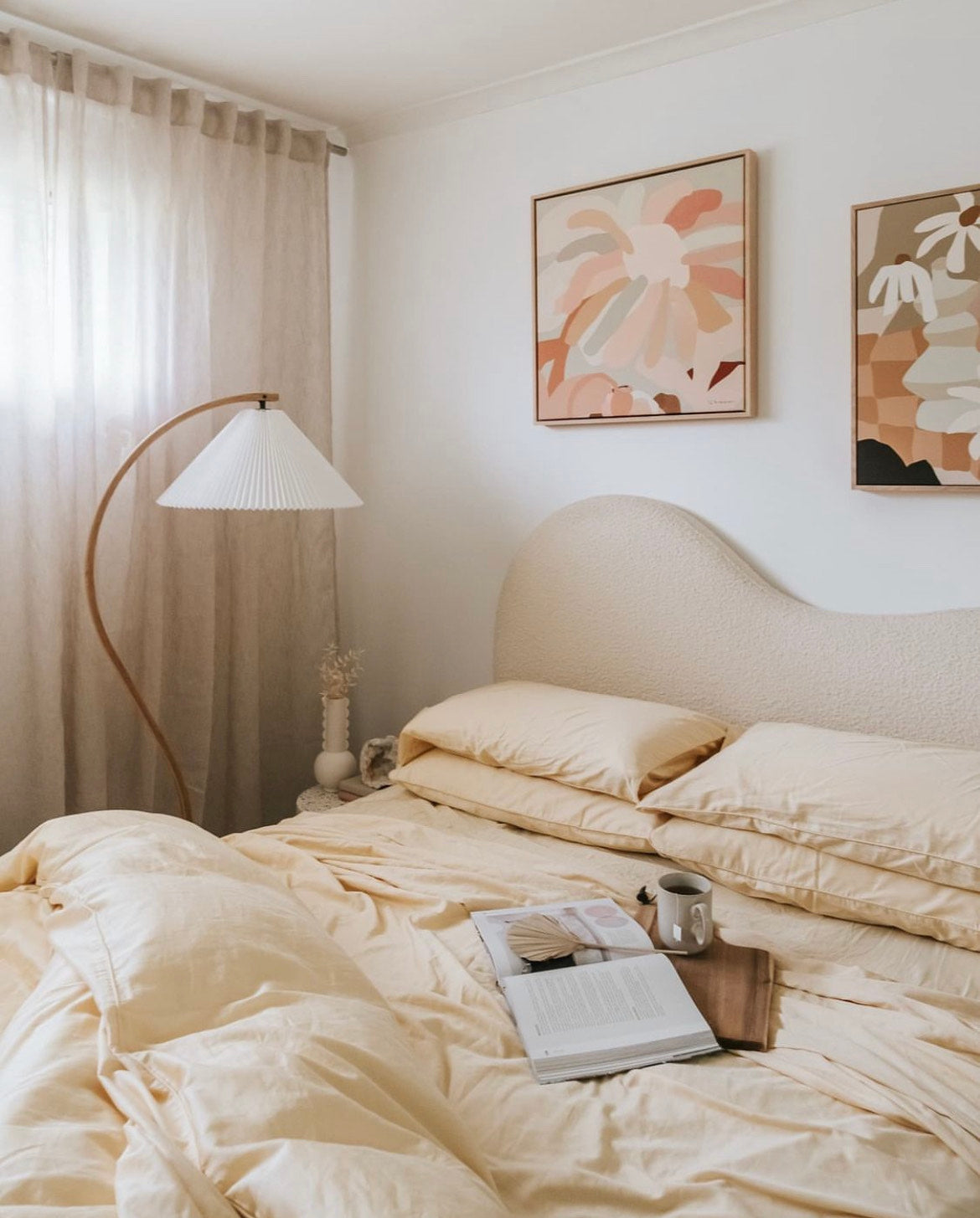 Mads Caprani Lamp in cosy bedroom